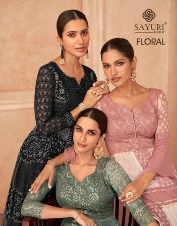 Floral By Sayuri Designer Partywear Readymade Gown Collection